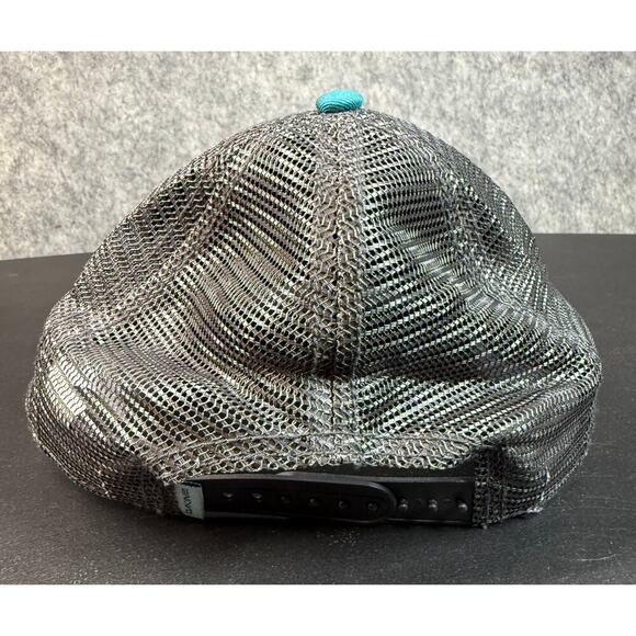 Dakine Shoreline Mens Blue Striped Adjustable Snap Back Trucker Hat - Picture 3 of 5